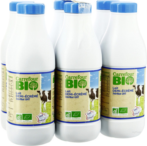 10X1L LAIT UHT CRF BIO
