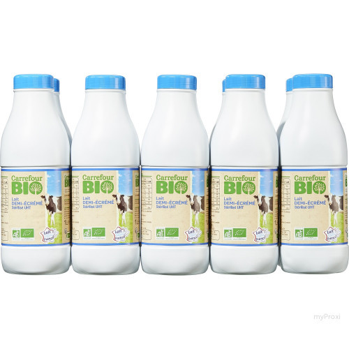 10X1L LAIT UHT CRF BIO