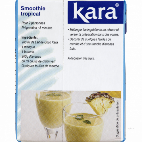 200ML LAIT DE NOIX COCO KARA