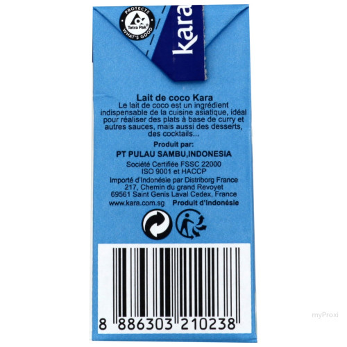 200ML LAIT DE NOIX COCO KARA