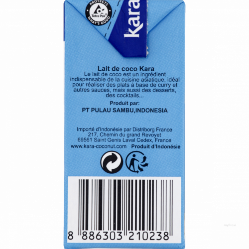 200ML LAIT DE NOIX COCO KARA