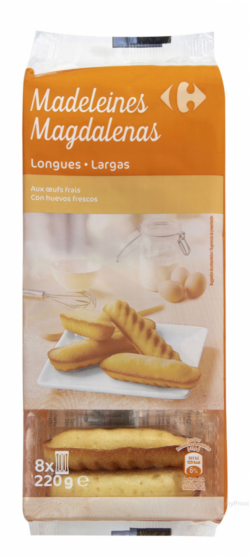 220G MADELEINES LONGUES CRF OR