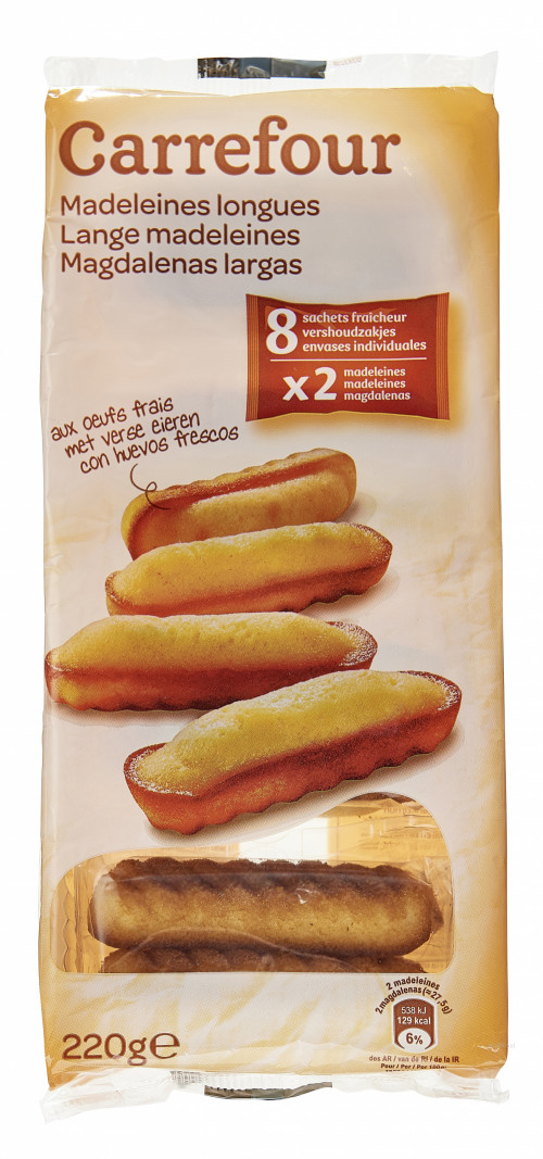 220G MADELEINES LONGUES CRF OR