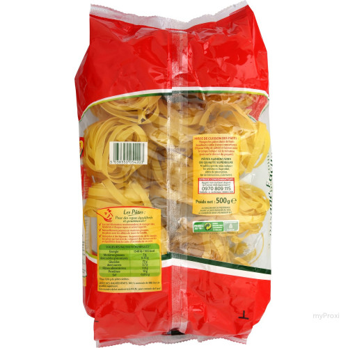 500G PATE TAGLIATELLE PANZANI