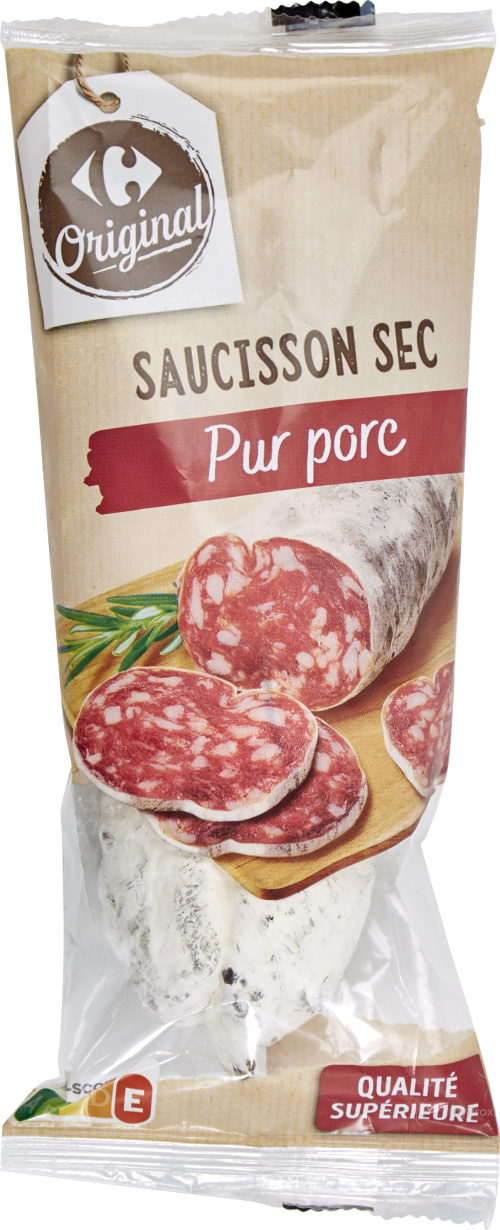 250G SAUCISSON SEC P.PORC CRF