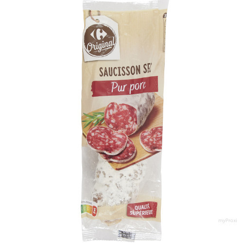250G SAUCISSON SEC P.PORC CRF
