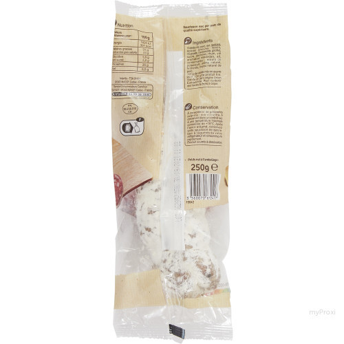 250G SAUCISSON SEC P.PORC CRF