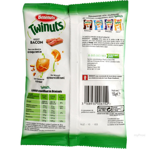 150G TWINUTS BACON BENENUTS