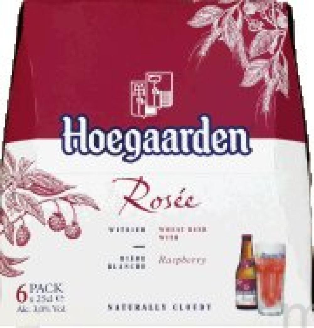 6X25CL BIERE HOEGAARDEN ROSEE