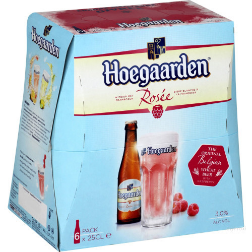 6X25CL BIERE HOEGAARDEN ROSEE