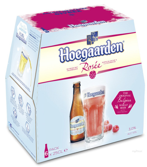 6X25CL BIERE HOEGAARDEN ROSEE