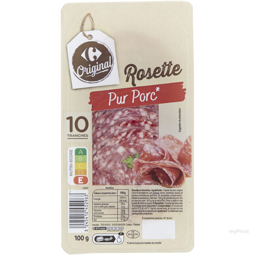 100G ROSETTE 10 TRANCHES CRF O