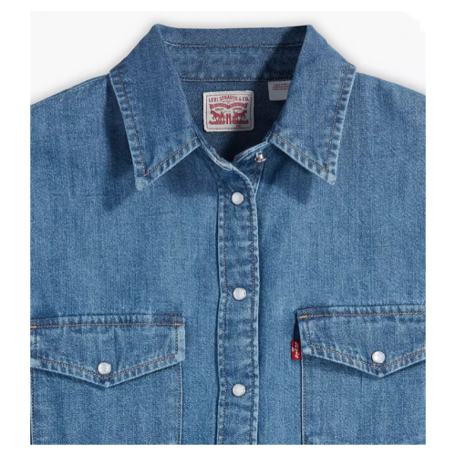 E24 Chemise Levi's 16786-0017 Denim Western Bleu
