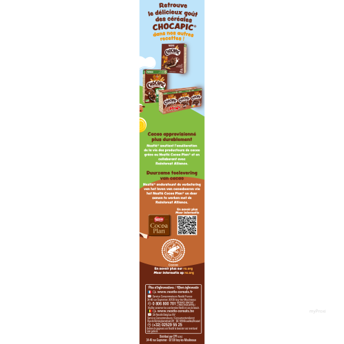 NESTLE CHOCAPIC CEREALES 375G