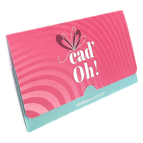 Cartes cad'oh à partir de 20€ Vitrines de Roanne