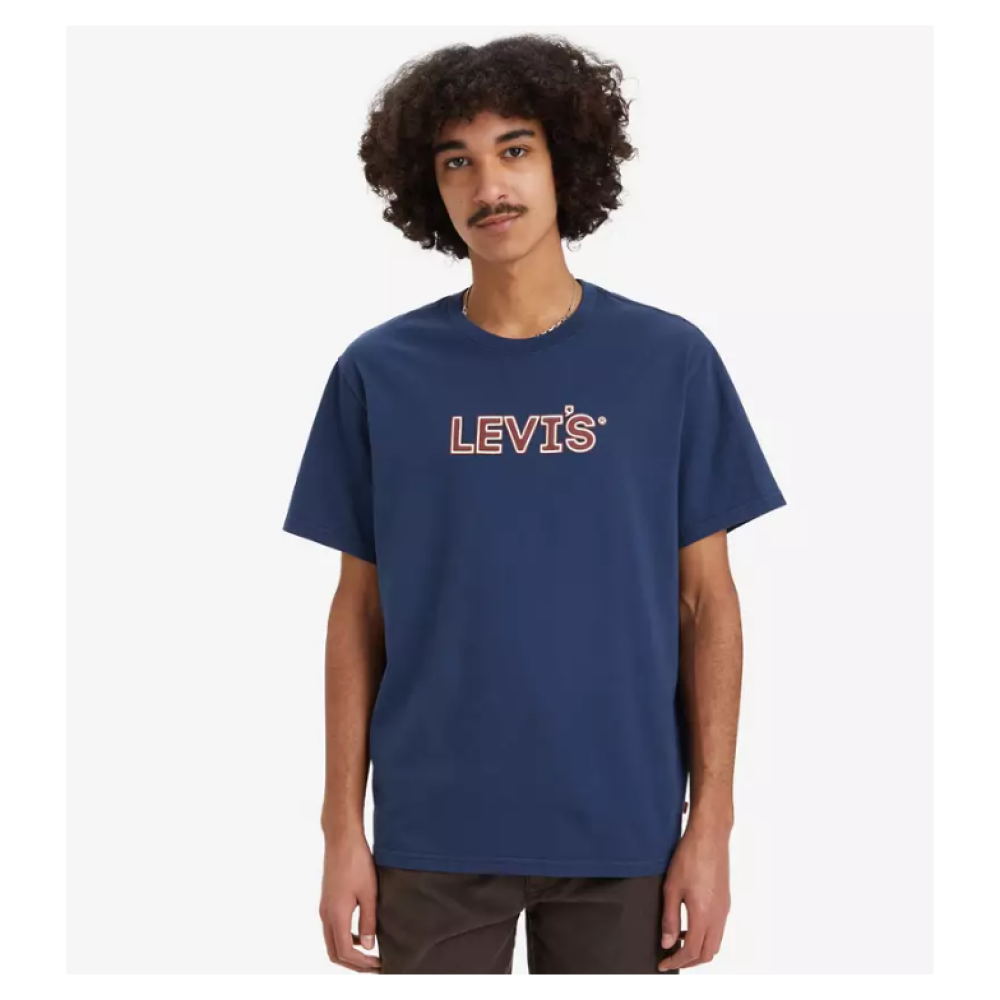 H24 Levi's Tee-Shirt 16143-1489 Blue Logo
