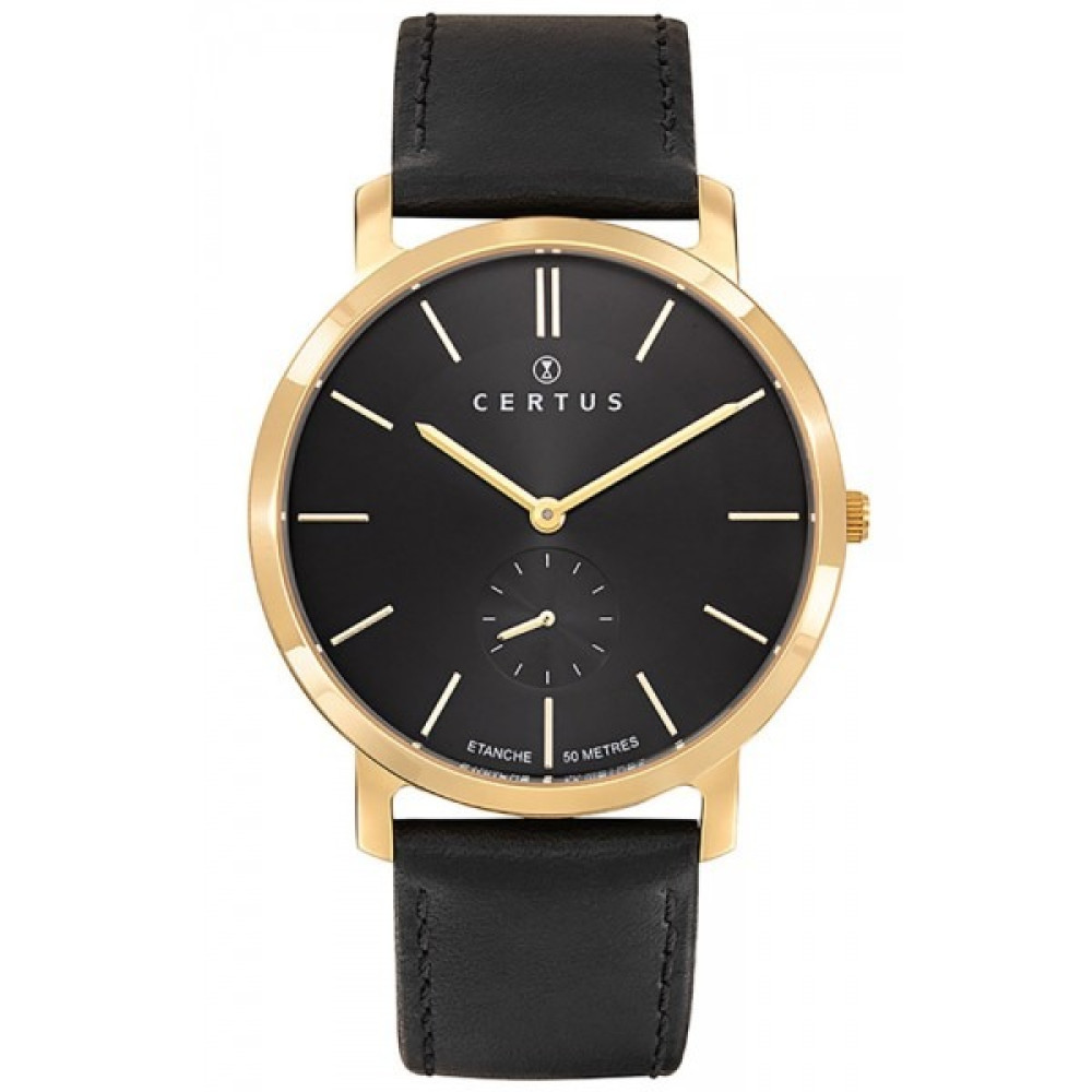 Montre Certus – Cadran Blanc Et Doré, Occasion Très Bon état, Résistante à L'eau