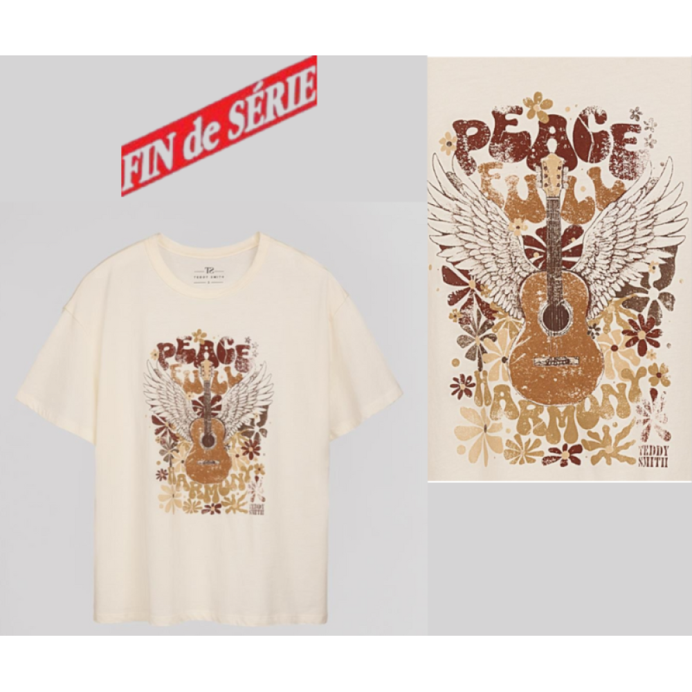 Tee-Shirt T-Harmony 31017337 White Teddy Smith E25