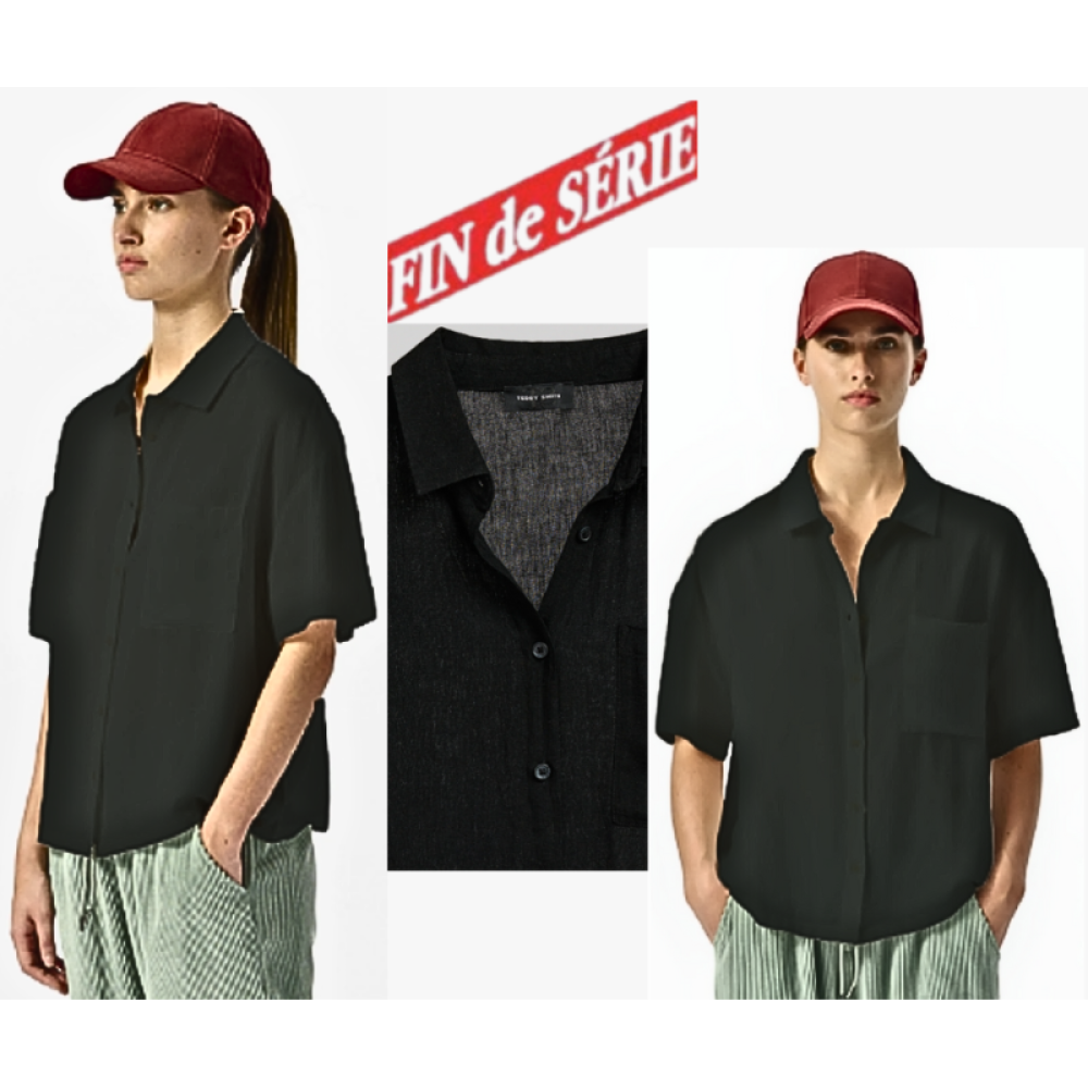 Chemise C-Elia 32717379 Noir Teddy Smith E25