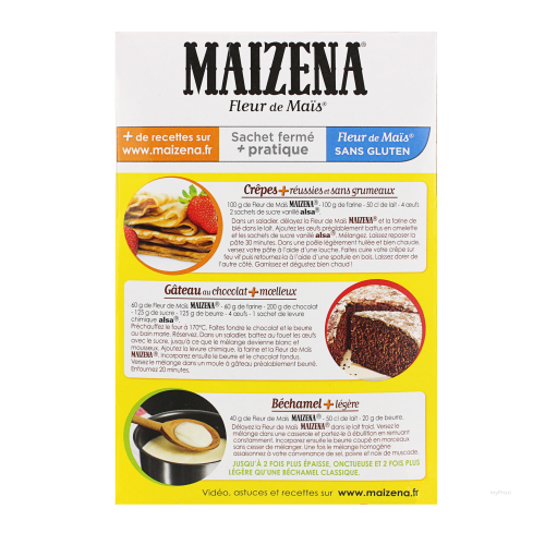 2X400G FLEUR MAIS MAIZENA