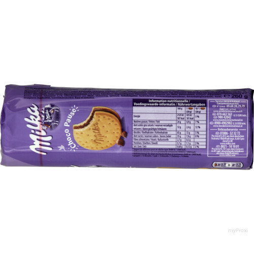 260G CHOCO PAUSE MILKA