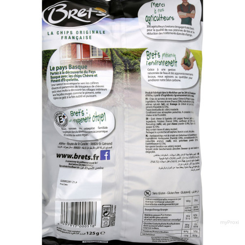 125G CHIPS CHEVRE PIMENT BRETS