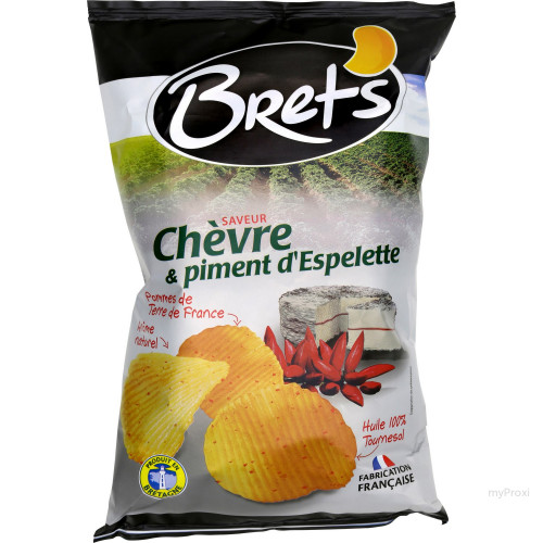 125G CHIPS CHEVRE PIMENT BRETS