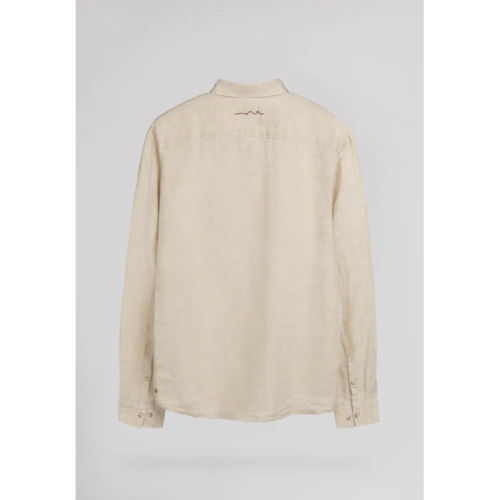 Chemise lin C-Linen 10717404  Beige Teddy Smith E26