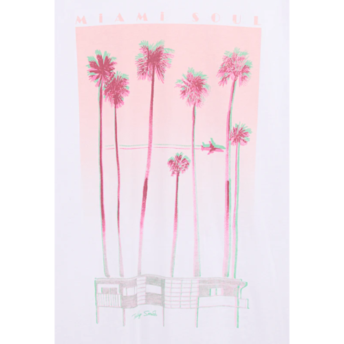 Tee-Shirt T-Miami  31018045 Blanc Teddy Smith E26