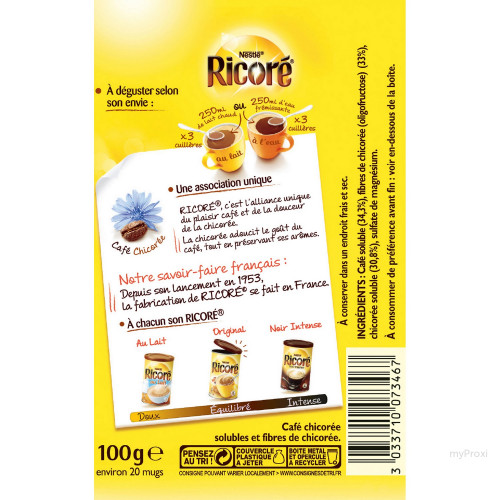 100G CHICOR/CAFE RICORE NESTLE