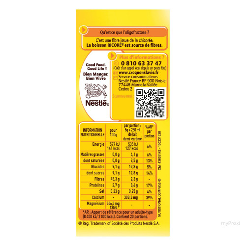 100G CHICOR/CAFE RICORE NESTLE