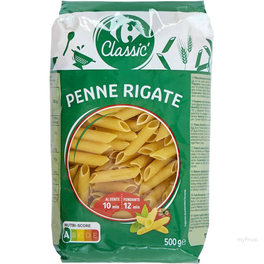 500G PENNE RIGATE QS CRF CLASS