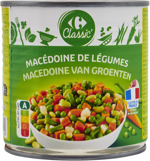 1/2 MACEDOINES LEGUMES CRF CLA