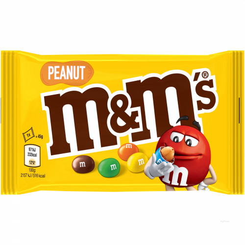 ST 45G M&M'S CACAHUETES