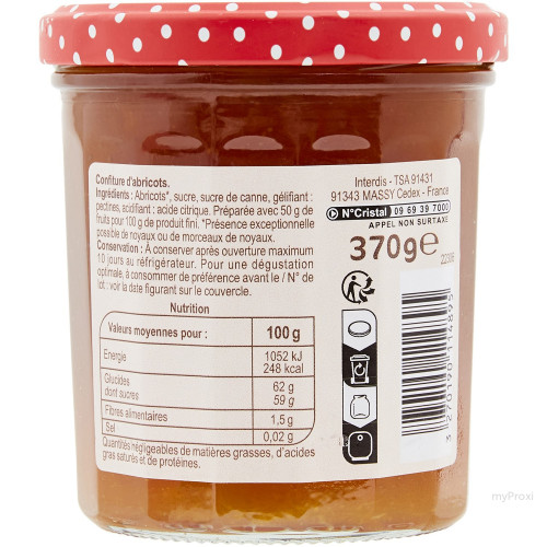 370G CONFITUR.ABRIC.CARREFOUR
