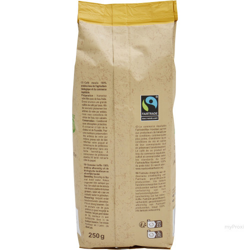 250G CAFE MLU DOUX CRF BIO