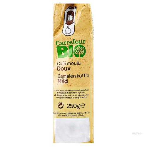 250G CAFE MLU DOUX CRF BIO