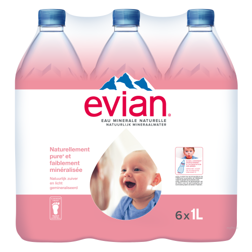 6X1L EAU MINERALE EVIAN