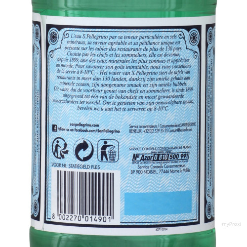 6X1L SAN PELLEGRINO PET.