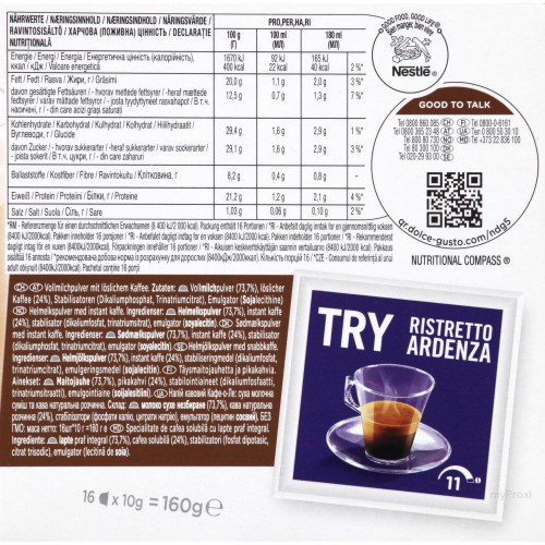 160G D.GUSTO CAFE LAIT NESCAFE