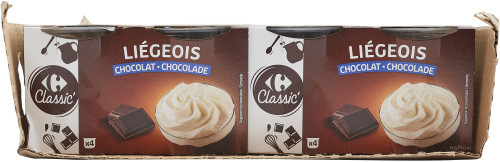 4X100G LIEGEOIS CHOCO. CRF CLA
