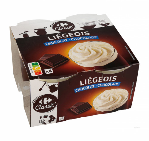 4X100G LIEGEOIS CHOCO. CRF CLA