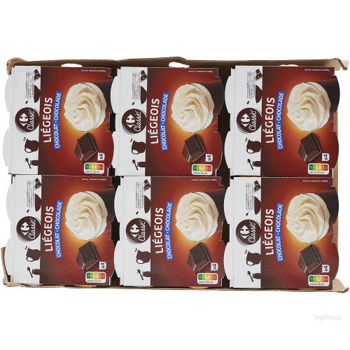 4X100G LIEGEOIS CHOCO. CRF CLA