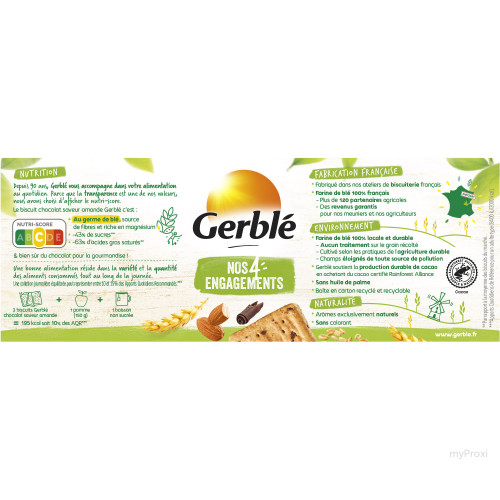 200G BISC.CHOCO AMANDE GERBLE