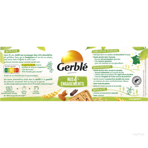 200G BISC.CHOCO AMANDE GERBLE