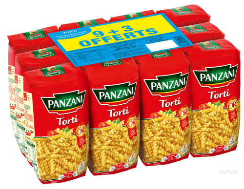 9X500G+3OFF TORTI PANZANI