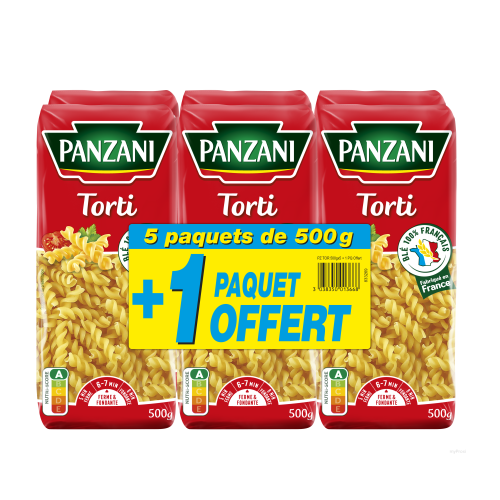 5X500G+1OFF TORTI PANZANI