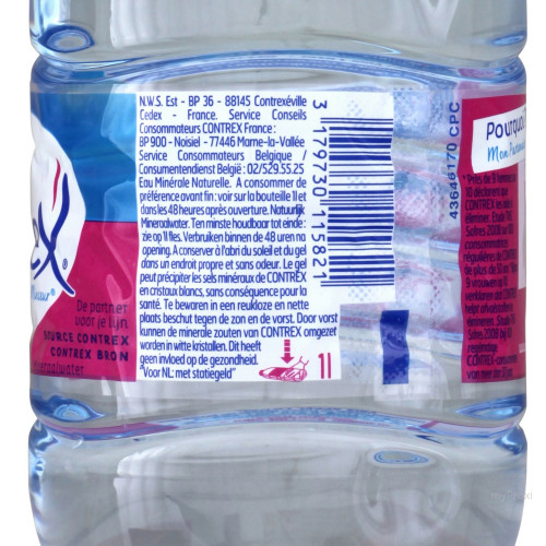 6X1L EAU MINERALE CONTREX