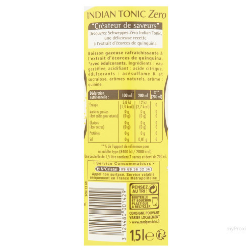 PET1,5L SCHW.ZERO INDIAN TONIC