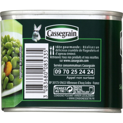1/2 FLAGEOLET BOUQ.GARN.CASSEG